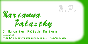 marianna palasthy business card